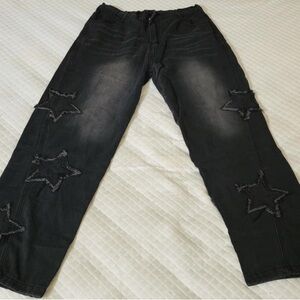 NEW HANDMADE Y2K style pants
WAIST 34
LENGTH 41